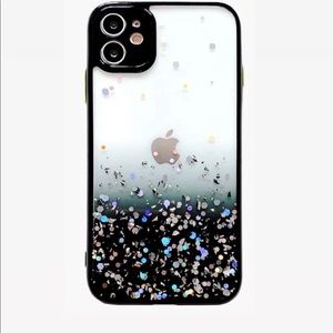 1 pc Sequin Decor Ombre IPhone Case